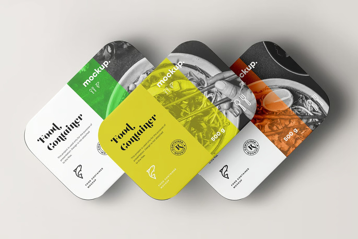 Food Container Mock-up, a Packaging Mockup by zippypixelstudio (Photo 7 of 16)