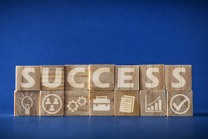 Success Word on Wooden Blocks, a Business Photo by Davizro's Market