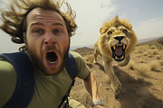 Selfie with wild animals - 63 images, an Animal Photo by Handmadefont (Thumbnail 6 of 11)