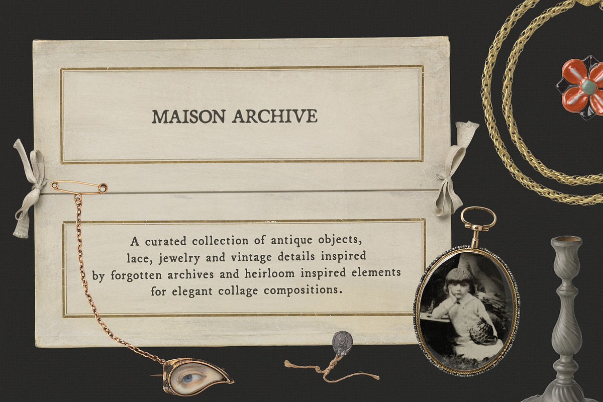 Maison Archive Collage Collection, an Object Graphic by lerinartstudio (Photo 3 of 11)