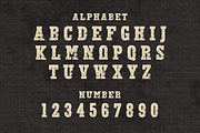 Western Sports - Varsity Font, a Slab Serif Font by KiddoGlyphs Studio (Thumbnail 4 of 5)