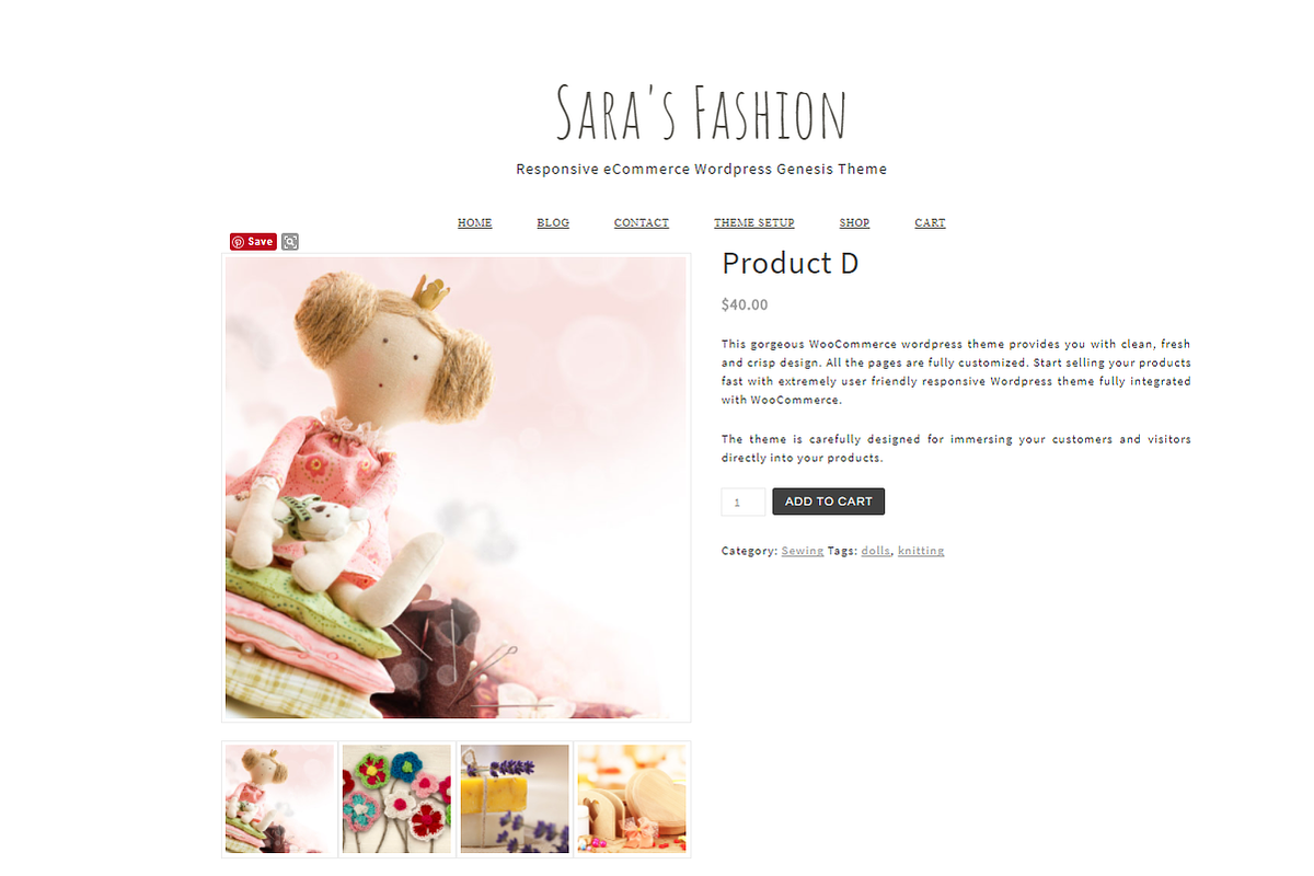 Ecommerce Wordpress Theme, a WordPress Template by Theme Fashion (Photo 4 of 5)