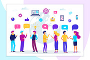 Communication concept, a Person Illustration by SvetaDraws (Thumbnail 3 of 4)