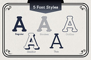 Fox Timeless 5 Font Styles, a Slab Serif Font by Fox7 By Rattana (Thumbnail 2 of 15)