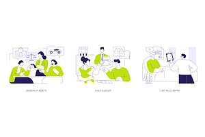 Legal services isolated cartoon, a Finance Illustration by Visual Generation