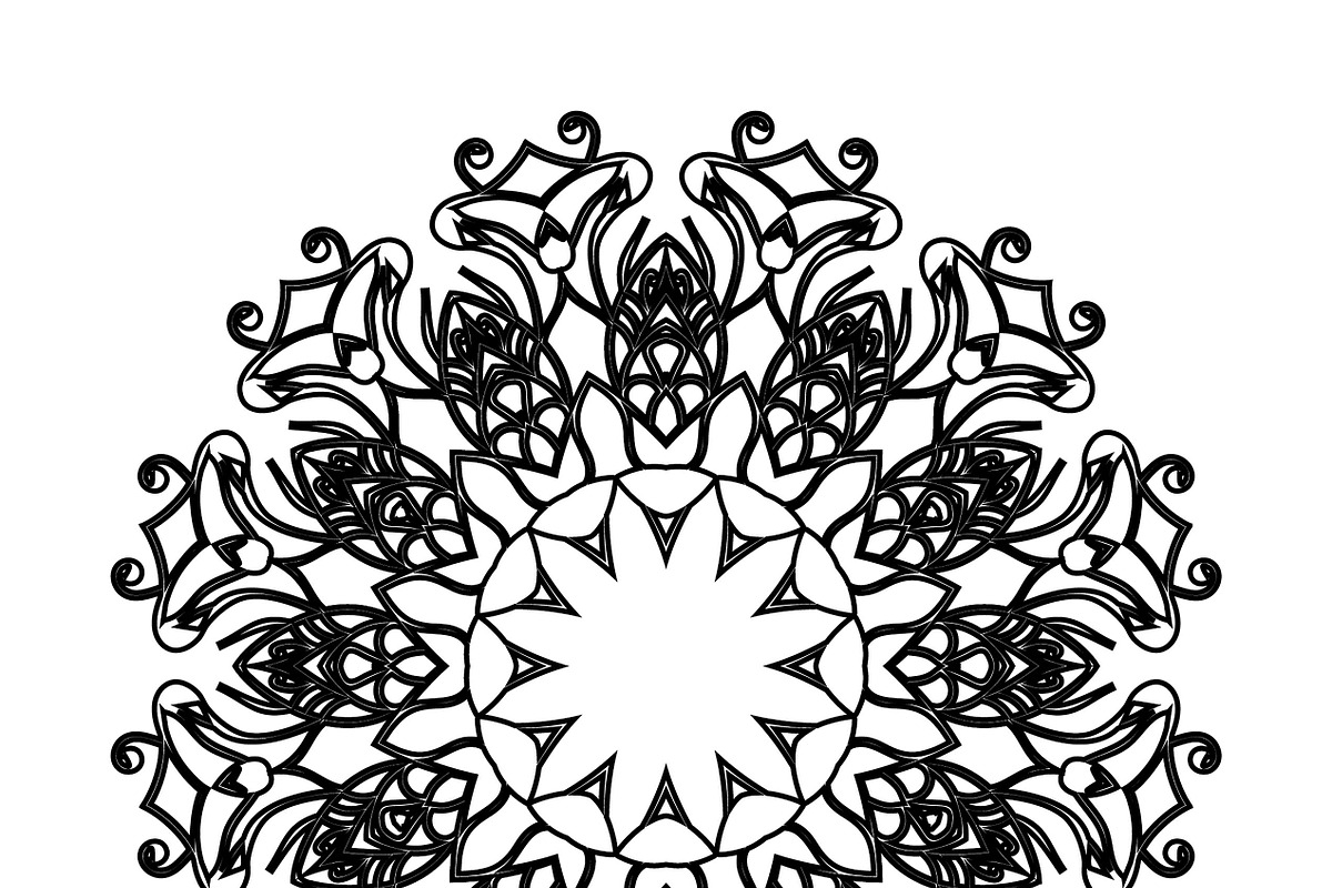 20 mandala vector background design, a Pattern Graphic by NJ Himel (Photo 8 of 21)
