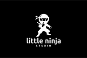 Little Ninja Character Mascot Logo, a Branding & Logo Template by yopie (Thumbnail 2 of 3)
