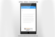 EMAIL SIGNATURE TEMPLATE WITH HTML, a Templates & Theme by pixel_arc (Thumbnail 2 of 3)