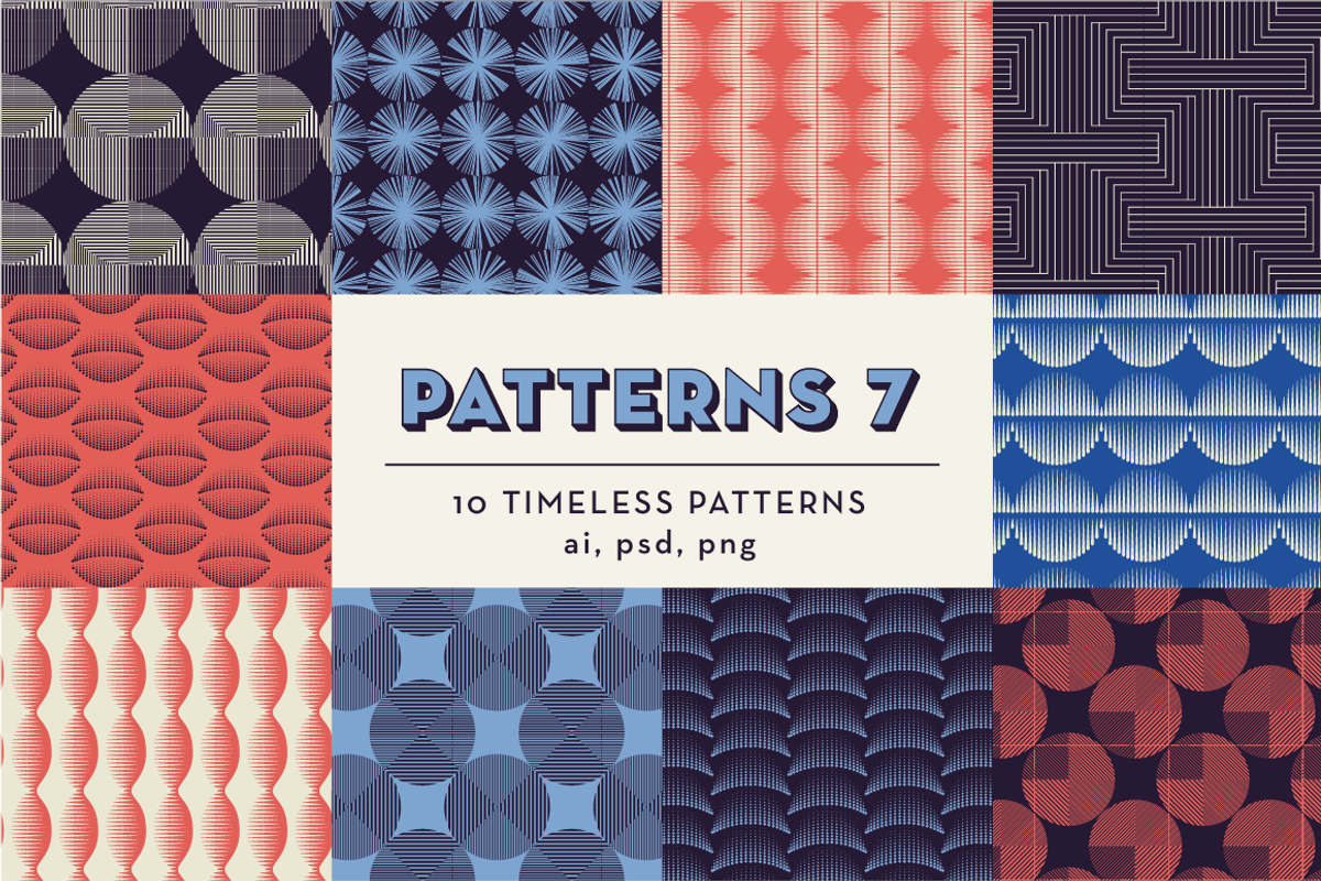 PATTERNS BUNDLE: 100 Geo Patterns, a Pattern Graphic by kloroform (Photo 28 of 45)