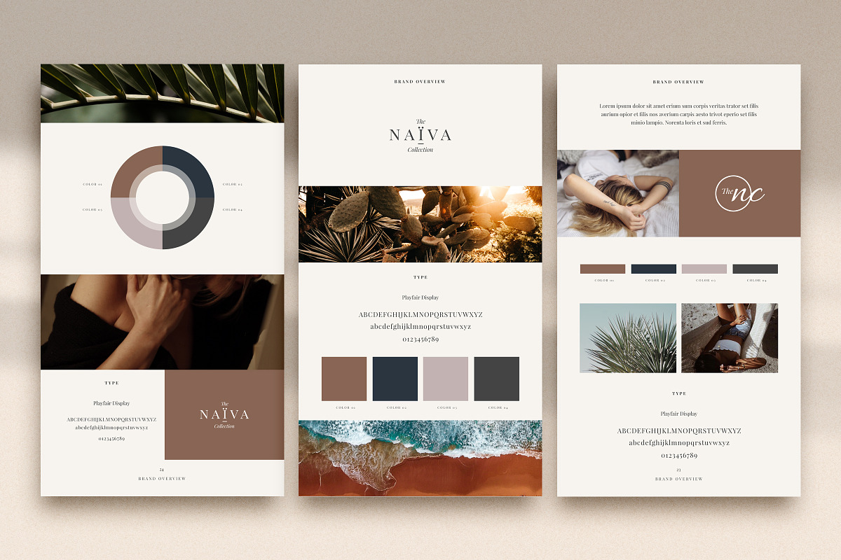 Naiva - Brand Sheets Collection, a Presentation Template by The Iconic (Photo 3 of 10)