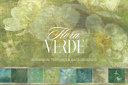 FloraVerde: Botanical Backgrounds, a Background Graphic by alonahaidash