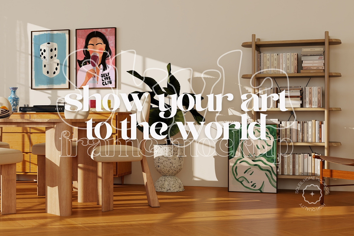 SKYLA | Colorful frame mockup bundle, a Household Mockup by SoleilHomeMockups (Photo 11 of 15)