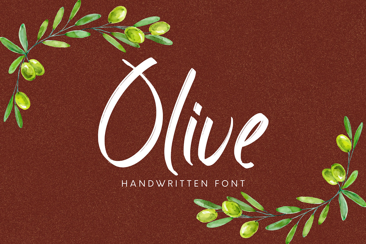 Olive, a Script Font by Omotu Studio (Photo 8 of 8)
