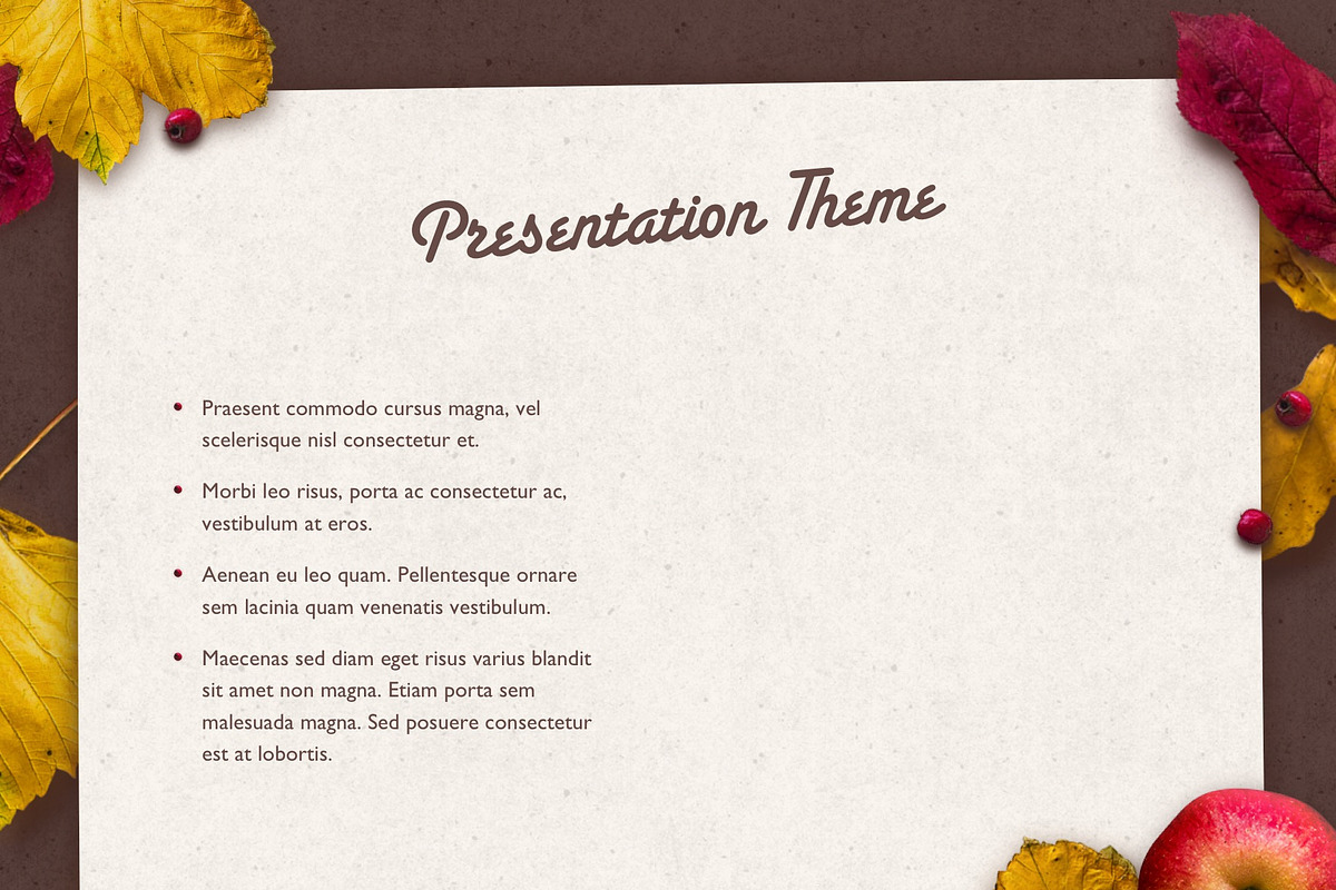 Golden Leaves PowerPoint Theme, a Presentation Template by Jumsoft (Photo 18 of 19)