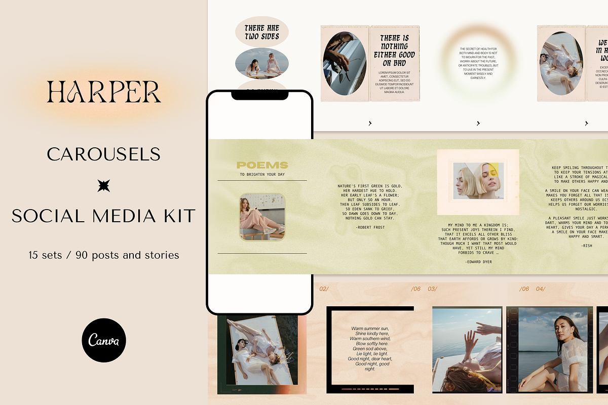 Instagram Carousel Template Kit, a Social Media Template by Bonumo (Photo 1 of 12)