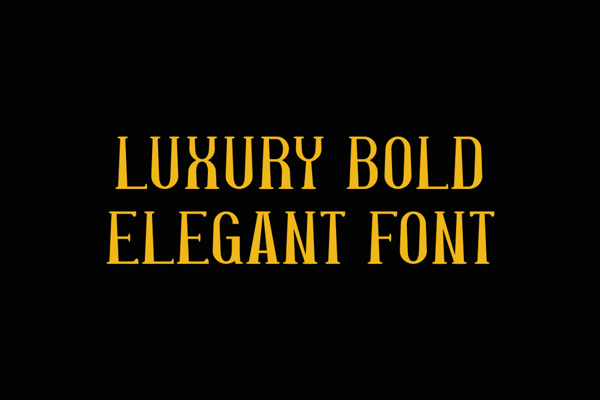 Hanzora - Luxury Bold Font, a Serif Font by Iqsiart Studio (Photo 2 of 6)