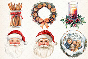 Warm Nostalgic Christmas Clipart, an Illustration by Libby Wishes (Thumbnail 5 of 9)