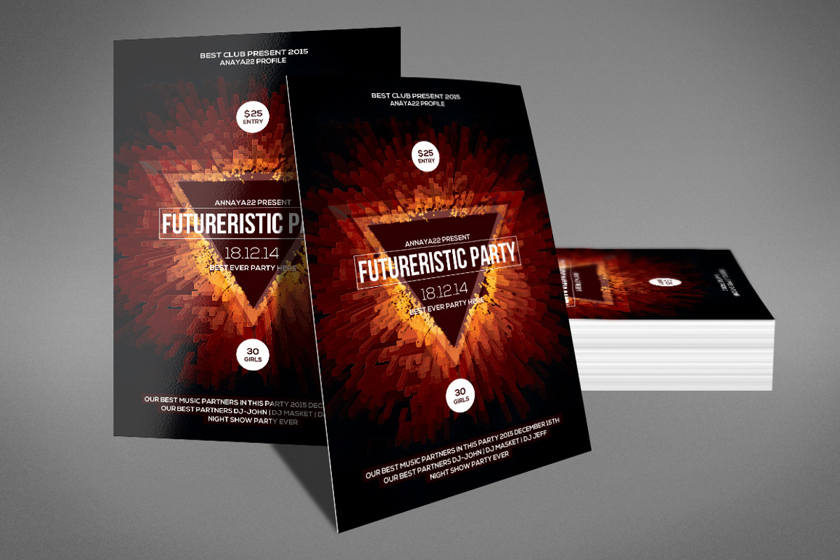 100 Party Flyer Bundle, a Flyer Template by Graphic Templates (Photo 3 of 101)