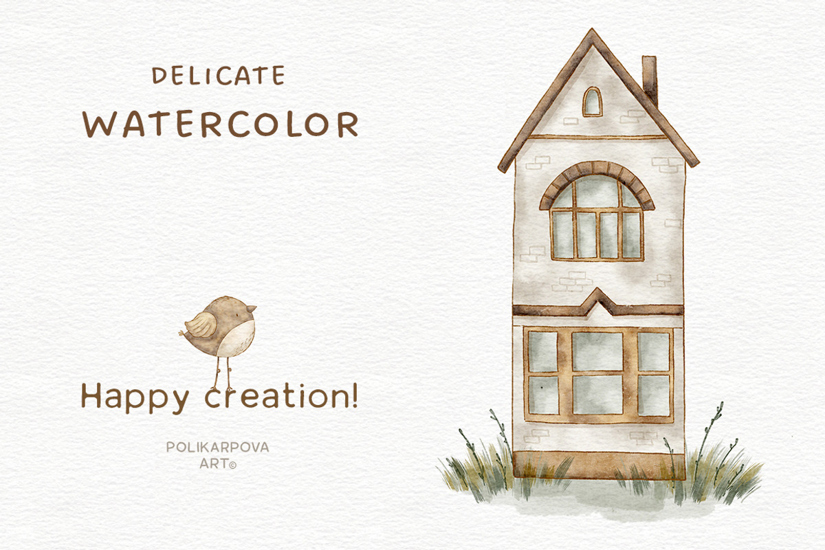 Delicate Watercolor Brushes & Canvas, a Brush Add-On by polikarpovaart (Photo 11 of 16)