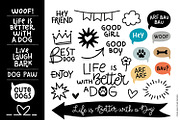 Cute Dogs Vector Set, an Animal Illustration by FourLeafLover (Thumbnail 2 of 17)