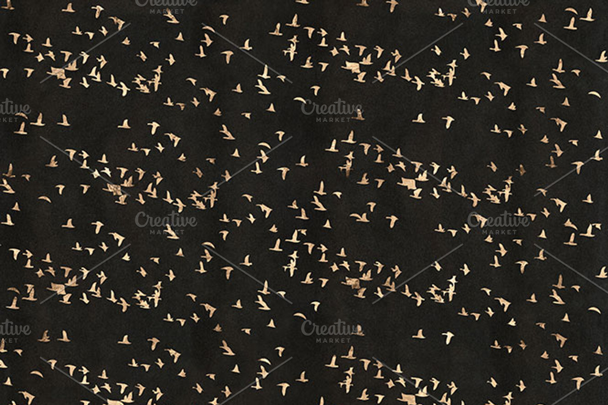 Rose Gold Leaf Digital Patterns preview 2