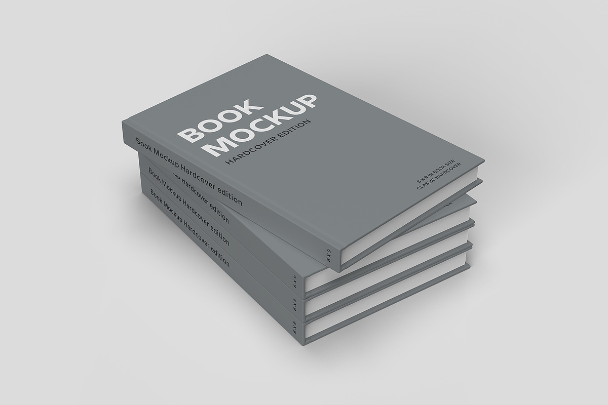 Hardcover Book Mockup, a Print Template by Petr Stránský (Photo 5 of 8)