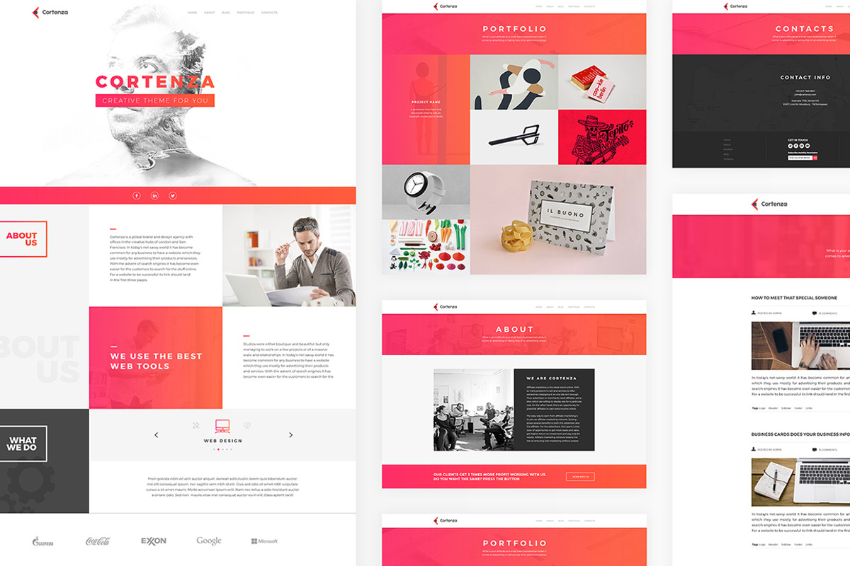 Cortenza - Creative Agency PSD, a Landing Page Template by Spartak Vee (Photo 3 of 4)