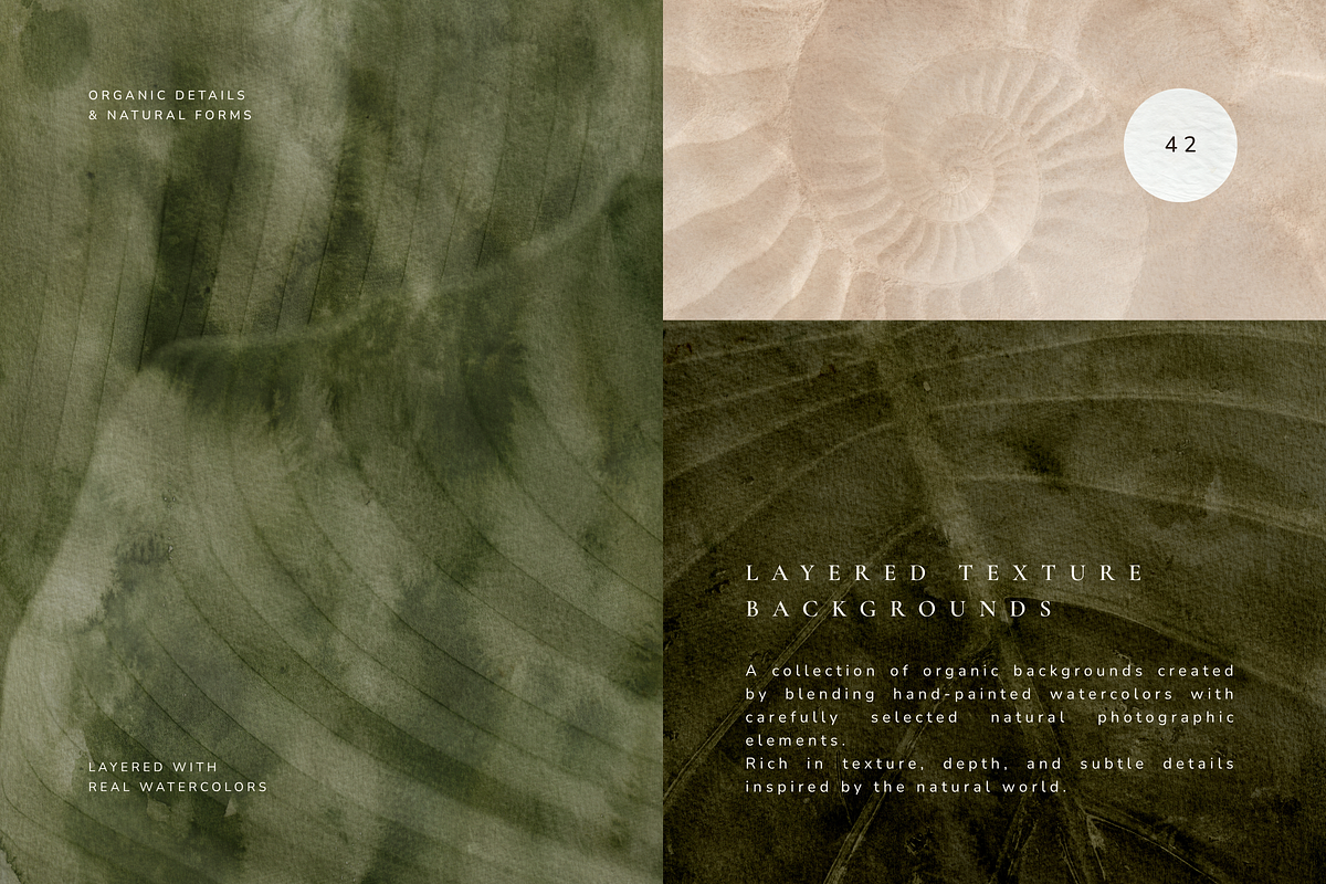Organic Textured Backgrounds, a Background Graphic by Altea Design Studio (Photo 15 of 20)