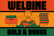 Welbine - Bold Boxy Fonts, a Sans Serif Font by Konstantine Studio (Thumbnail 1 of 4)
