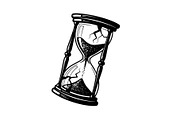 Vintage Hourglass Vector Bundle, an Illustration by Designs_River (Thumbnail 14 of 51)