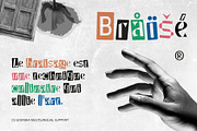 CS Goenka – Collage Font, a Sans Serif Font by Craft Supply Co. (Thumbnail 7 of 8)