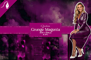 Grunge Magenta Seamless Textures