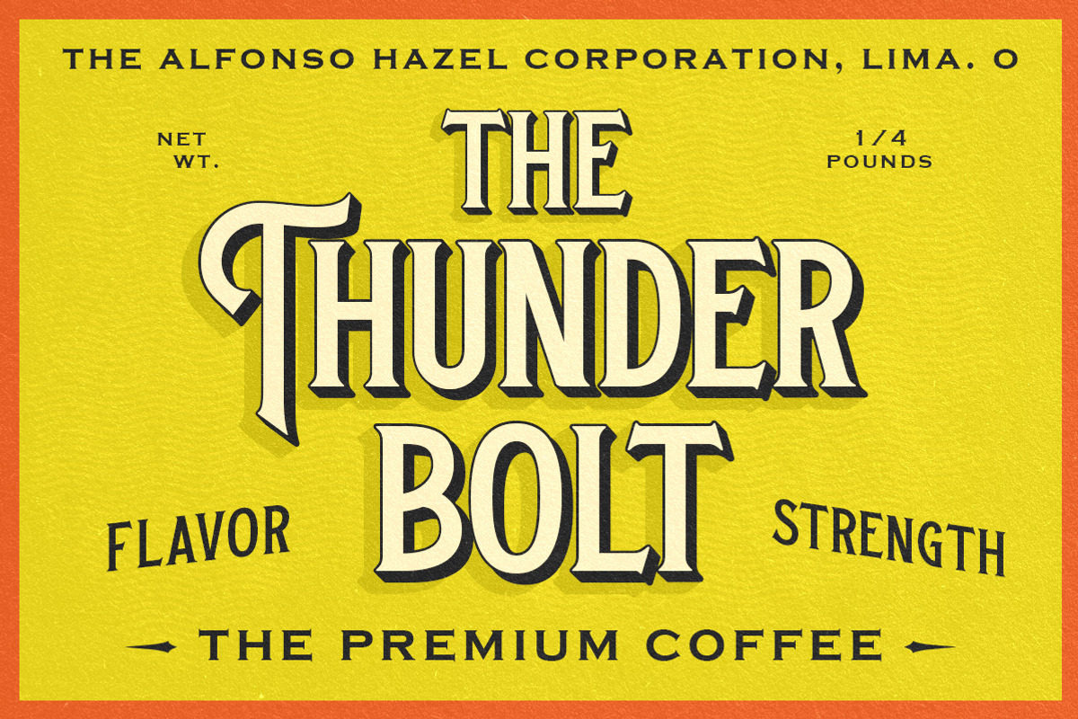 Native Roast - Layered Display Font, a Font by Letterhend Studio (Photo 4 of 9)