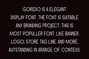 Goredo - Minimal & Clean Font, a Sans Serif Font by QR Design Studio (Thumbnail 4 of 7)