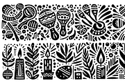 Vintage Gecko Folk Art, a Decorative Illustration by devastd (Thumbnail 13 of 27)