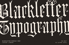 Vintage Gothic Blackletter Font No17