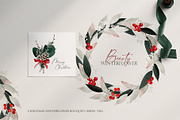 Watercolor flower-Classic Christmas, an Illustration by Beigetime (Thumbnail 9 of 9)