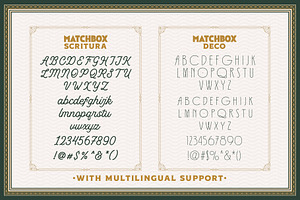 Matchbox Font Collections