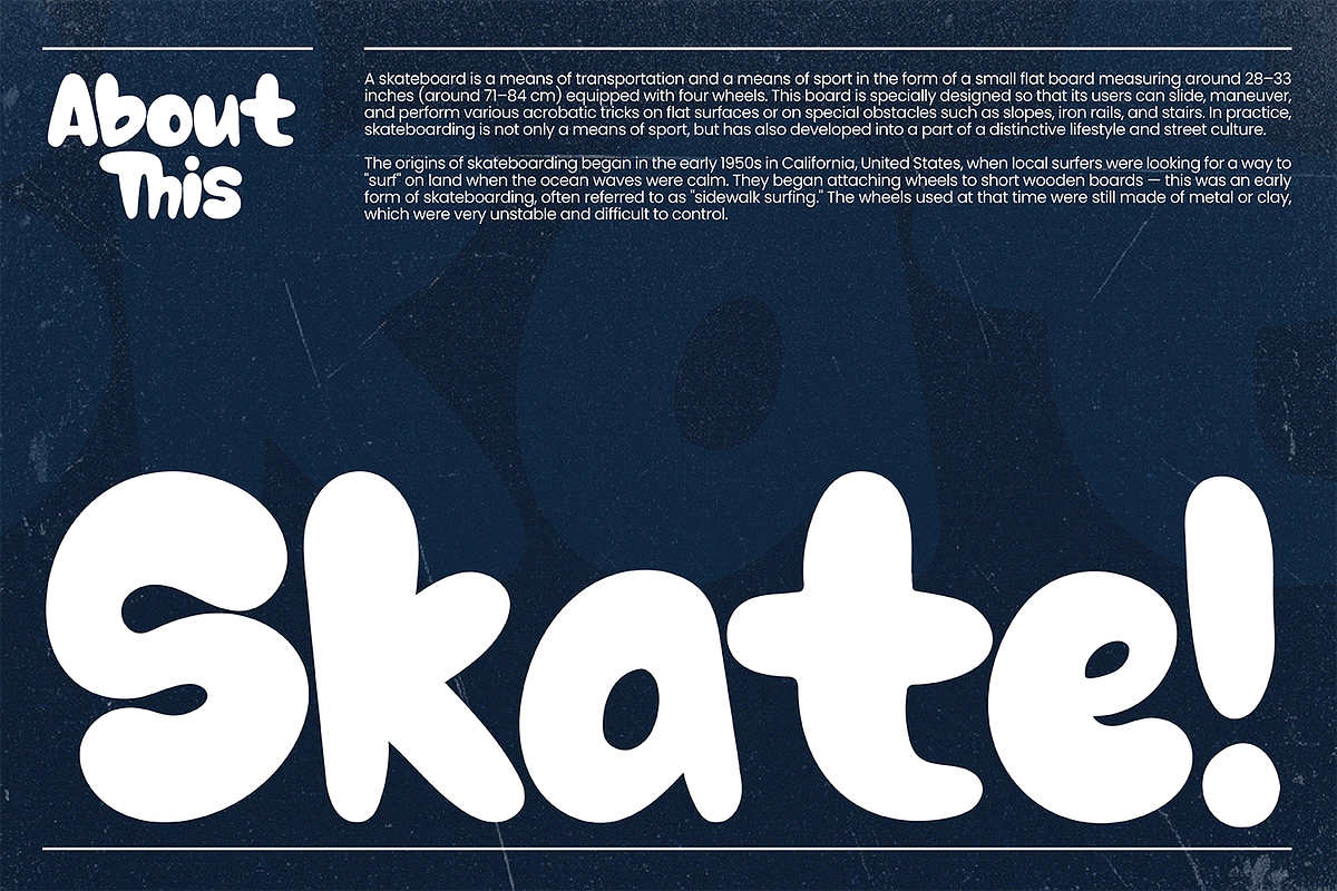 Weazer Bubble Display Font, a Handwritten Font by Haps Space (Photo 6 of 12)