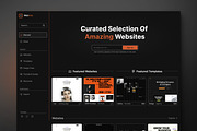 WebHub - Curation Framer Template, a Landing Page Template by THdesign (Thumbnail 1 of 3)