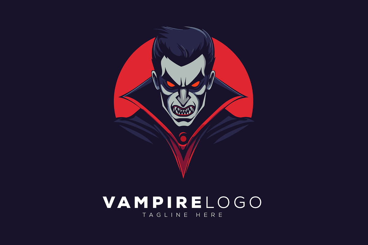 Vampire Logo, a Branding & Logo Template by Xoovion