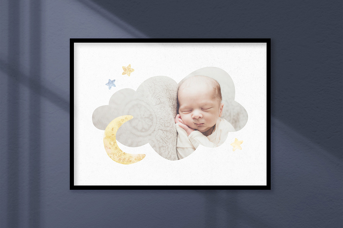 Newborn Frames photo masks, an Object Graphic by BrownLeopard (Photo 6 of 8)