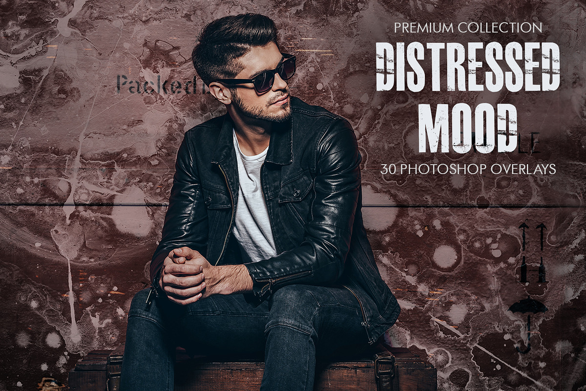 Distressed Mood Photoshop Overlays, a Plug-in Add-On by FixThePhoto (Photo 1 of 34)