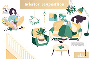 My Sweet Home and Little Garden, a Decorative Illustration by Ann Art Houze (Thumbnail 4 of 7)