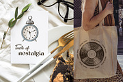 Nostalgia - vintage objects set, an Object Graphic by handsketched (Thumbnail 4 of 10)