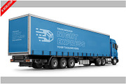 Pharmaceutical Delivery Truck Mockup, a Device Mockup by Bruno's Shop (Thumbnail 1 of 3)