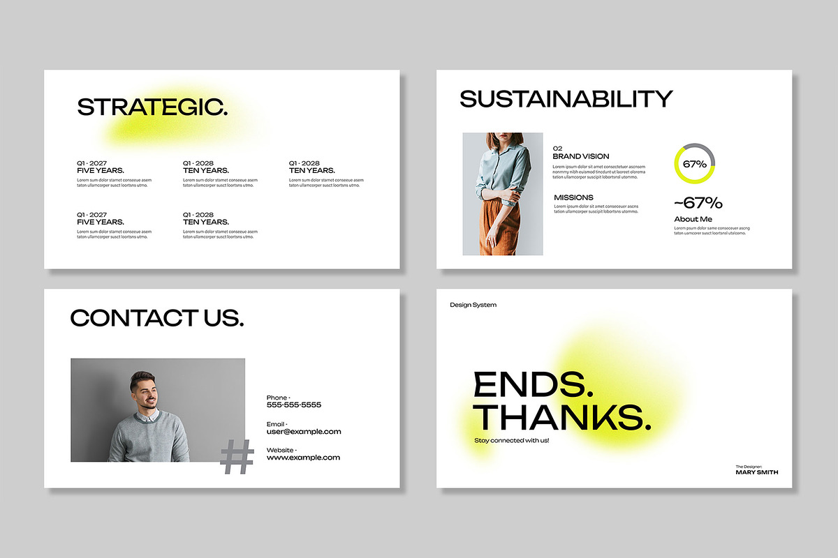 Annual Report Presentation Template, a Presentation Template by Mighty-Slide (Photo 5 of 5)