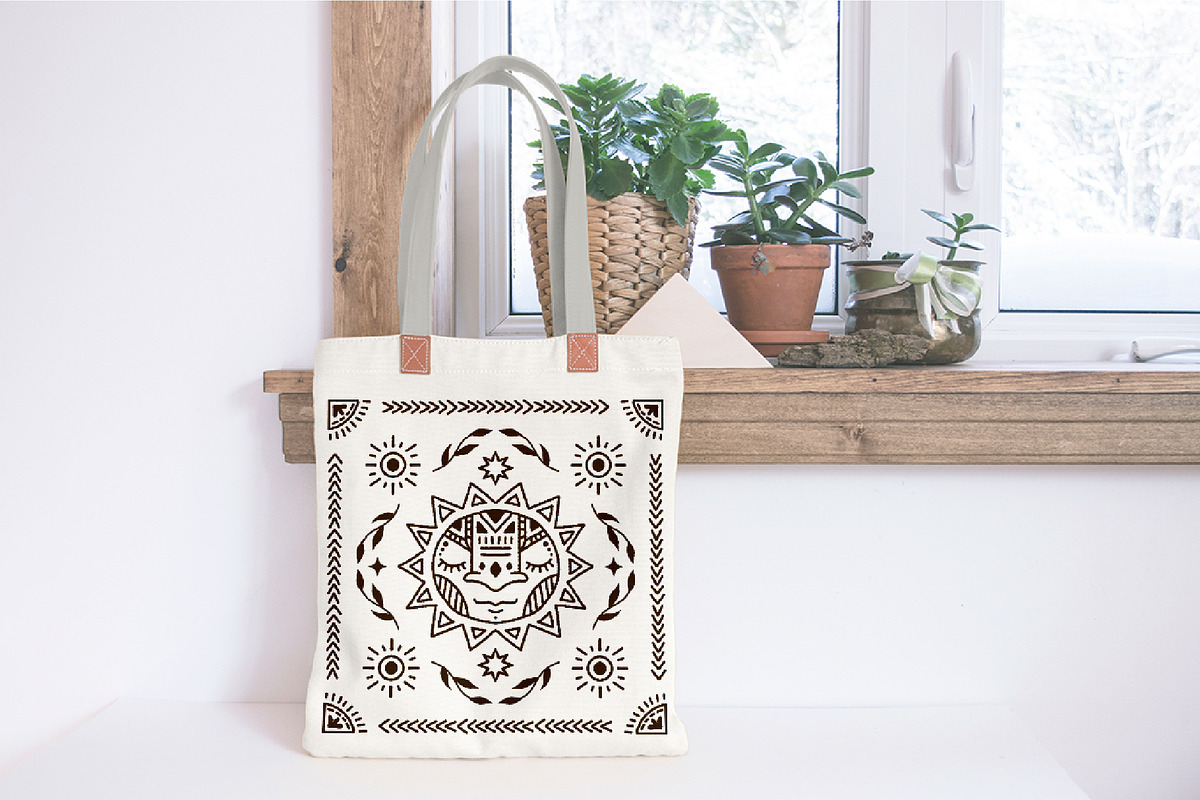 Tribe of the Sun. Boho collection, a Texture Illustration by katieromanoff_art (Photo 6 of 14)