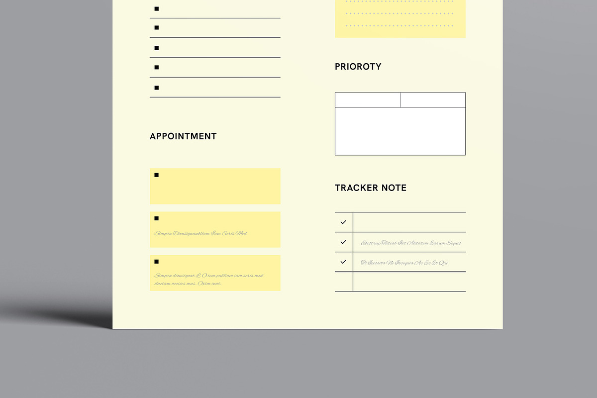 Daily Productivity Planner, a Stationery Template by MightyDesign (Photo 5 of 8)