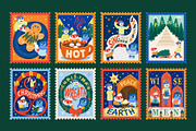 30 Animated Christmas Stamp, a Seasonal Illustration by Vectors Market (Thumbnail 3 of 4)